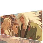 Jiraiya and Tsunade classic scene mouse pad