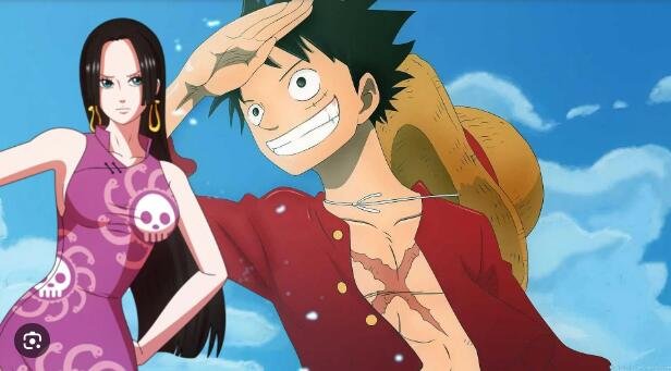 boa hancock fall in love with luffy